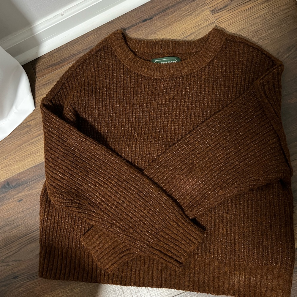 American Eagle Outfitters Chocolate Knit Sweater